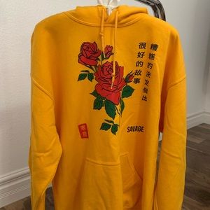 Men’s Yellow Savage Hoodie